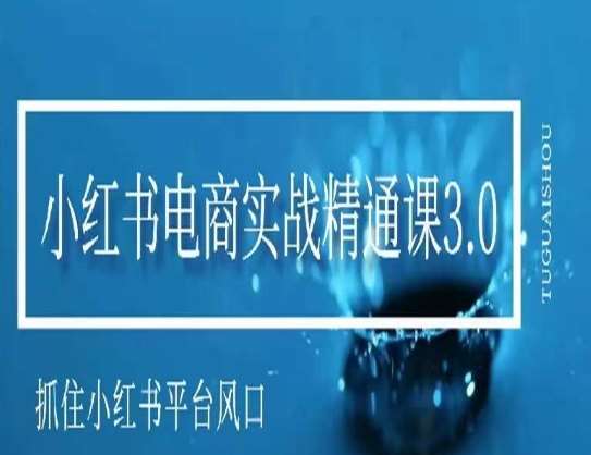 小红书电商实战精通课3.0，抓住小红书平台的风口，不错过有一个赚钱的机会-云笙网创