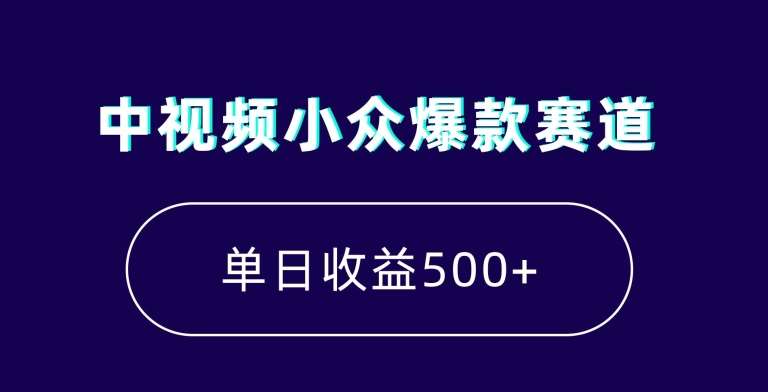 中视频小众爆款赛道，7天涨粉5万+，小白也能无脑操作，轻松月入上万【揭秘】-云笙网创