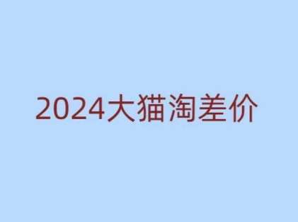 2024版大猫淘差价课程，新手也能学的无货源电商课程-云笙网创